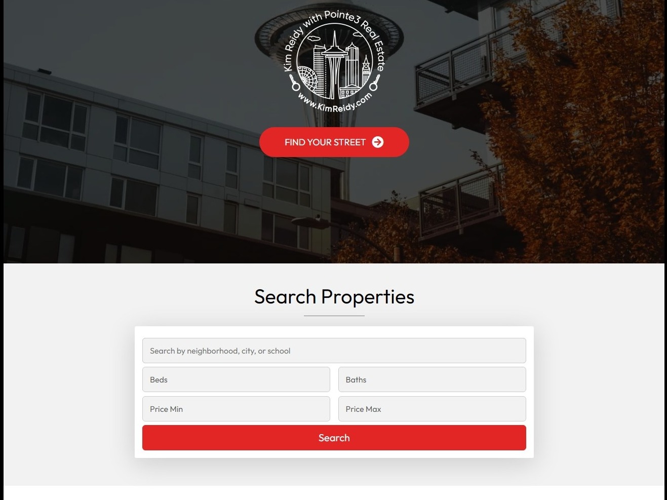 Real Estate website design