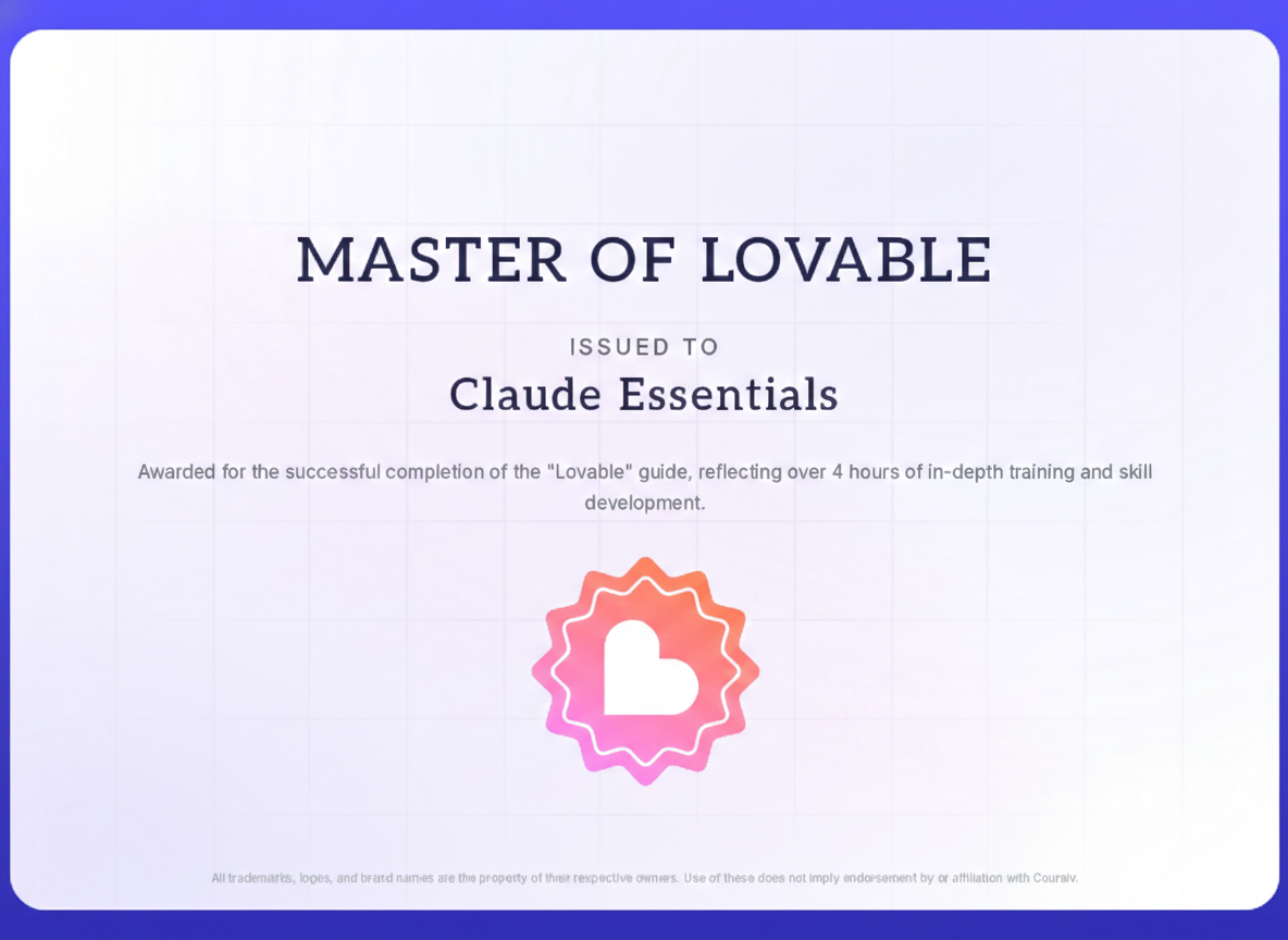 Master of lovable
