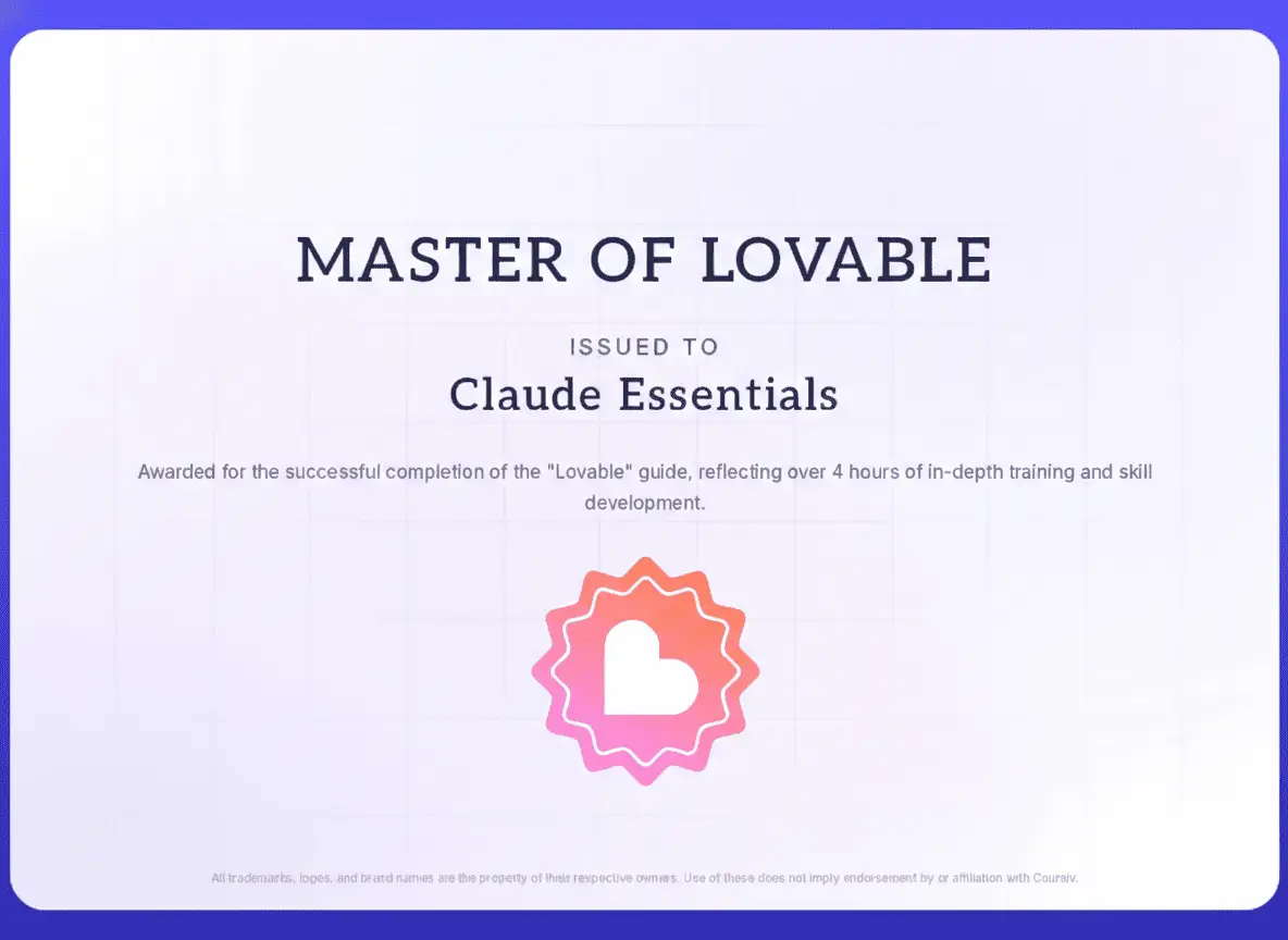 Master of lovable