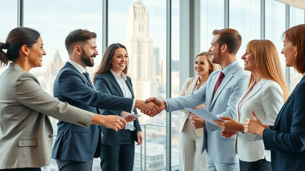 real estate referral network estate agents brokers collaboration handshake