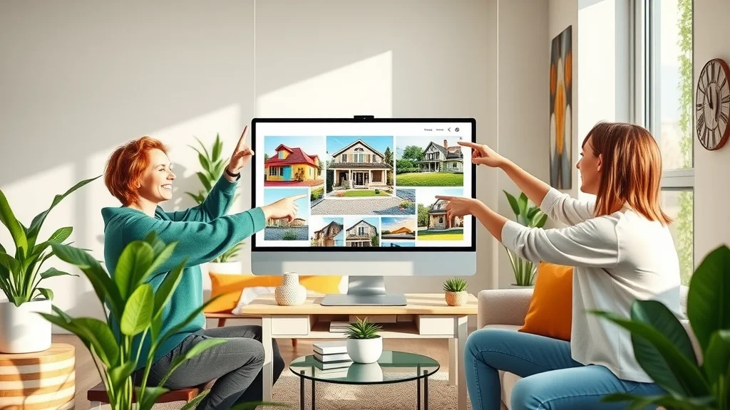 Vibrant property gallery and user reviews for visually appealing real estate website design