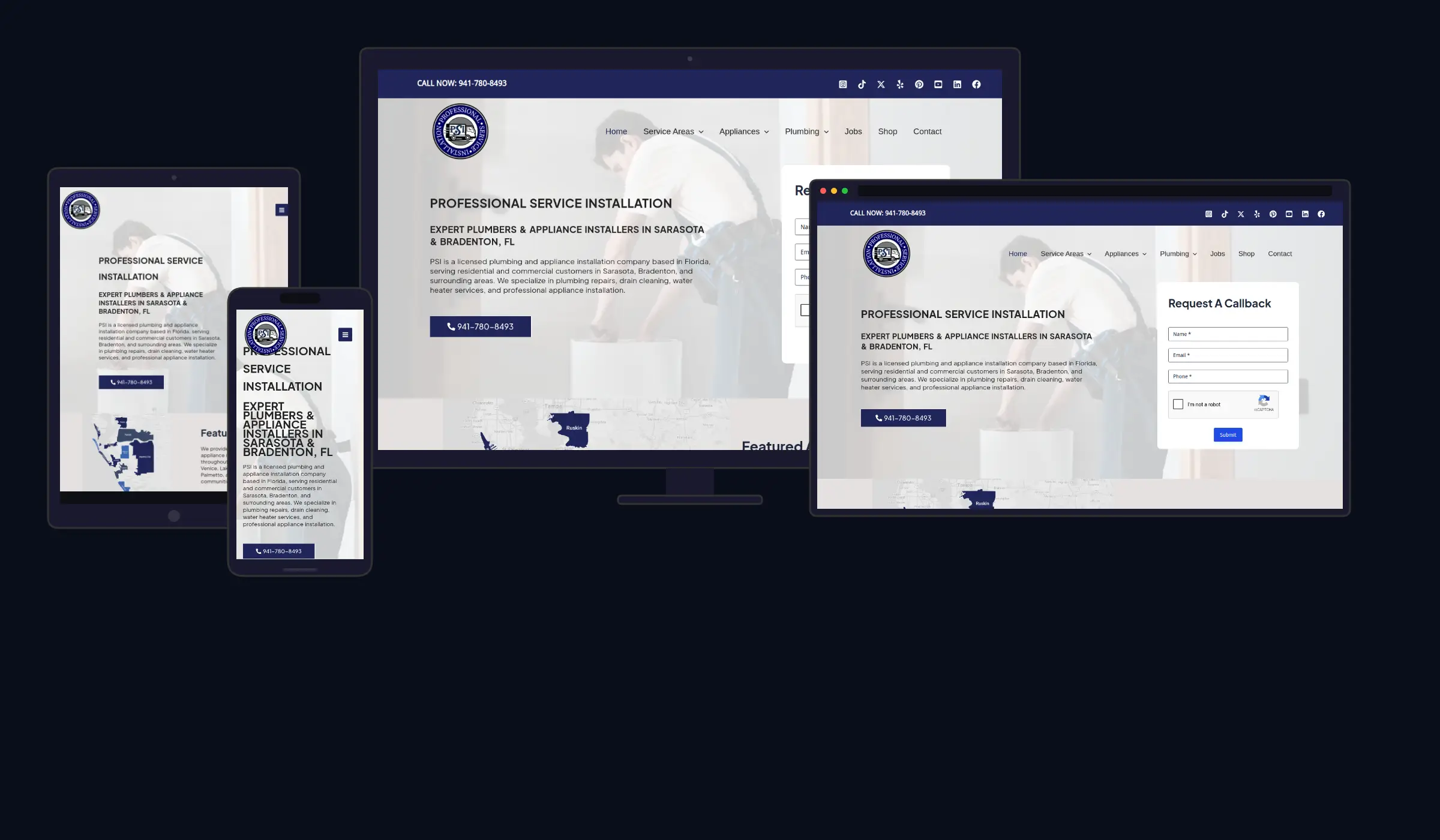 Home Services WordPress Site